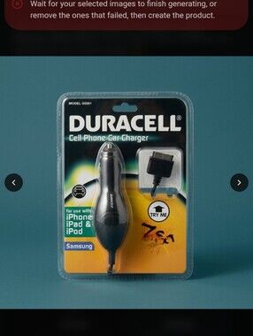 Duracell car charger for iphones